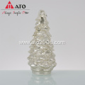 Glowing Glass Christmas Tree Ornaments Desktop Decoration